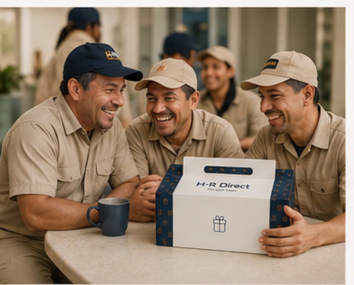 Equipo de mantenimiento comparte una celebración